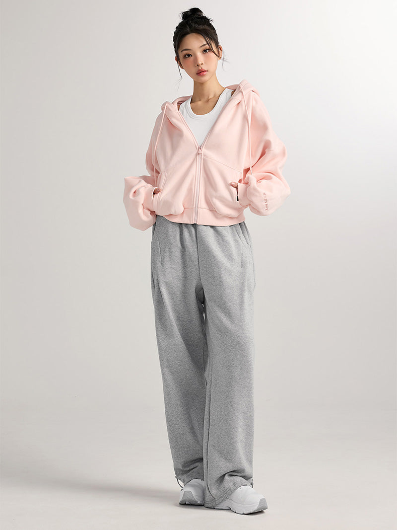 【裏起毛】XA5127N ナッピングフード付きジップアップ