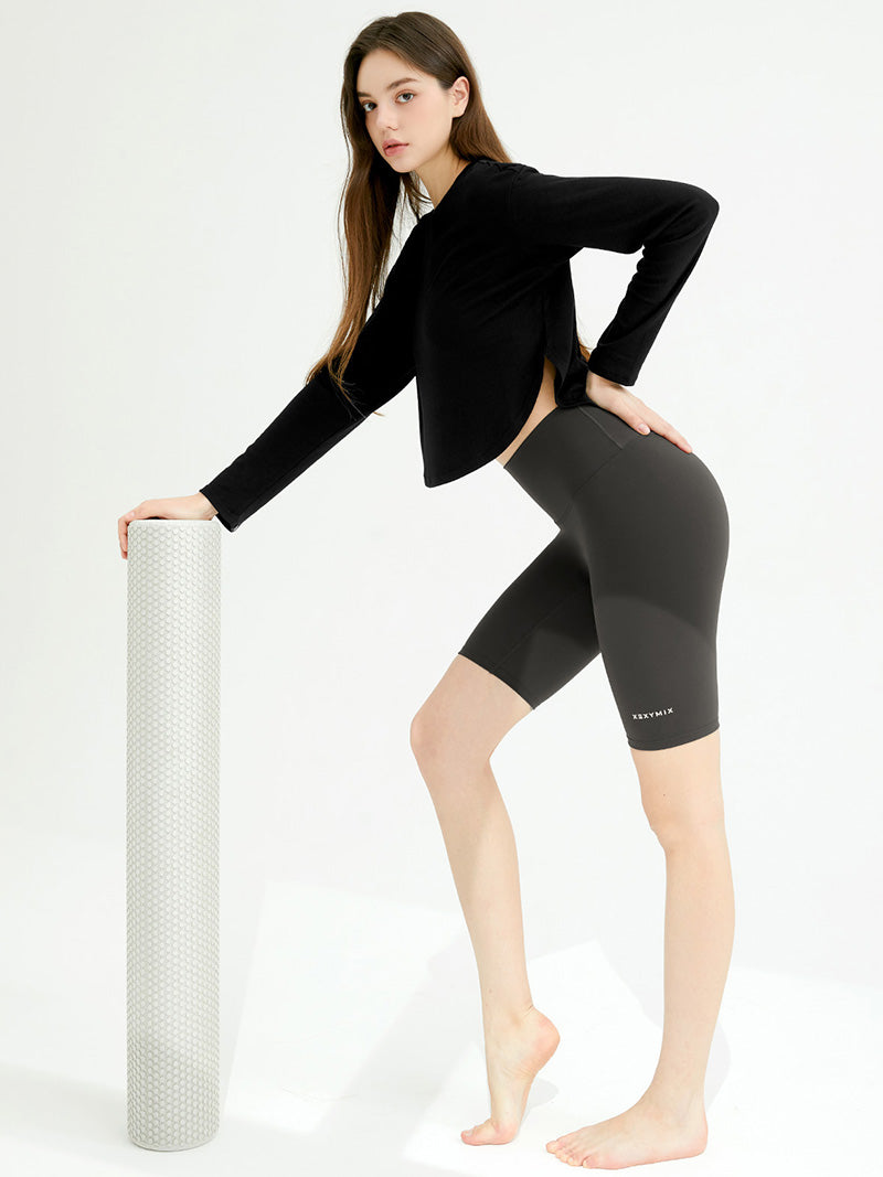 XA5445G イージーラウンドヘムクロップド丈長袖