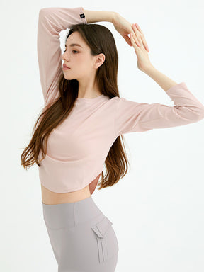 XA5445G イージーラウンドヘムクロップド丈長袖