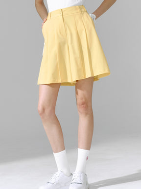 プリーツ バミューダパンツ