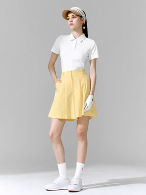 プリーツ バミューダパンツ