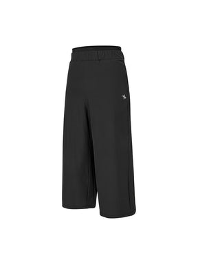 ダブルバンディング 8.5分丈 ワイドパンツ