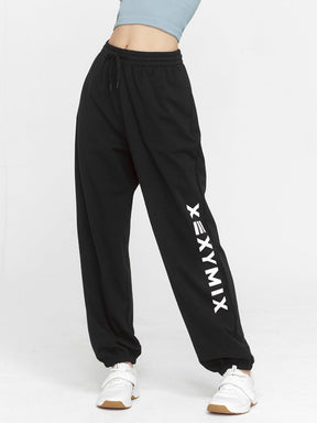 レタリングロゴ入り ルーズフィット ジョガーパンツ (単品)