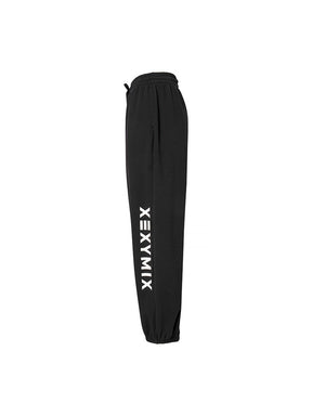 レタリングロゴ入り ルーズフィット ジョガーパンツ (単品)