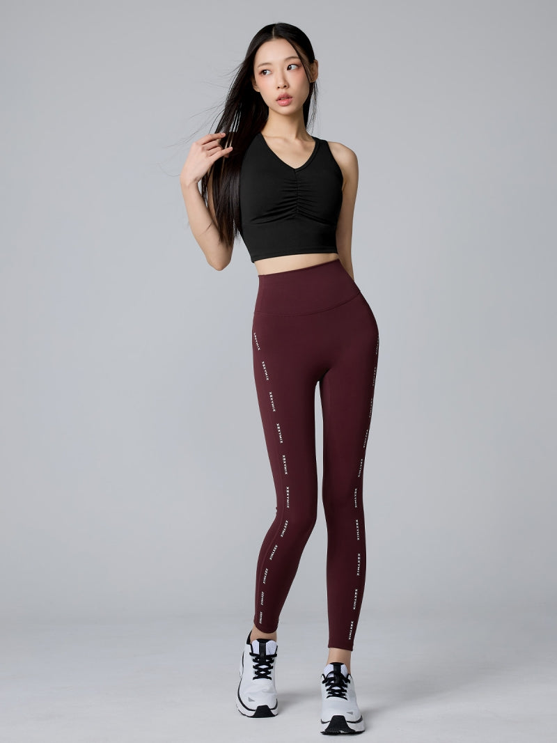 BLACK LABEL シグネチャー パワーライズ シャーリング入り クロップド丈 ブラトップ