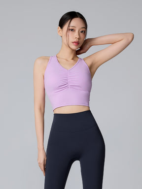 BLACK LABEL シグネチャー パワーライズ シャーリング入り クロップド丈 ブラトップ