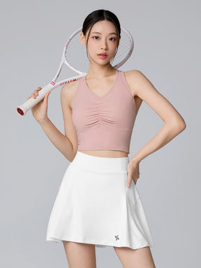 BLACK LABEL シグネチャー パワーライズ シャーリング入り クロップド丈 ブラトップ