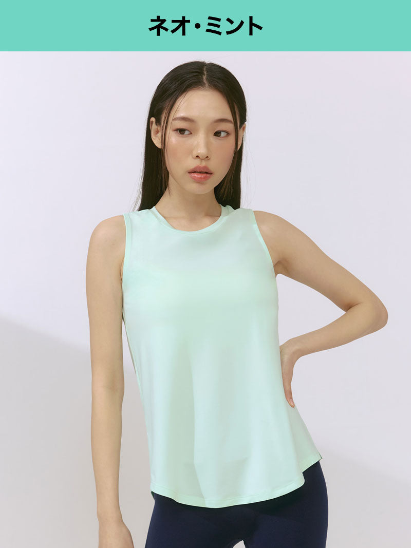 【夏まとめ買い】ICE FEATHER コンフォート ノースリーブ