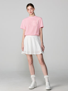 【NEW COLOR】メッシュ ドローコード付き 半袖