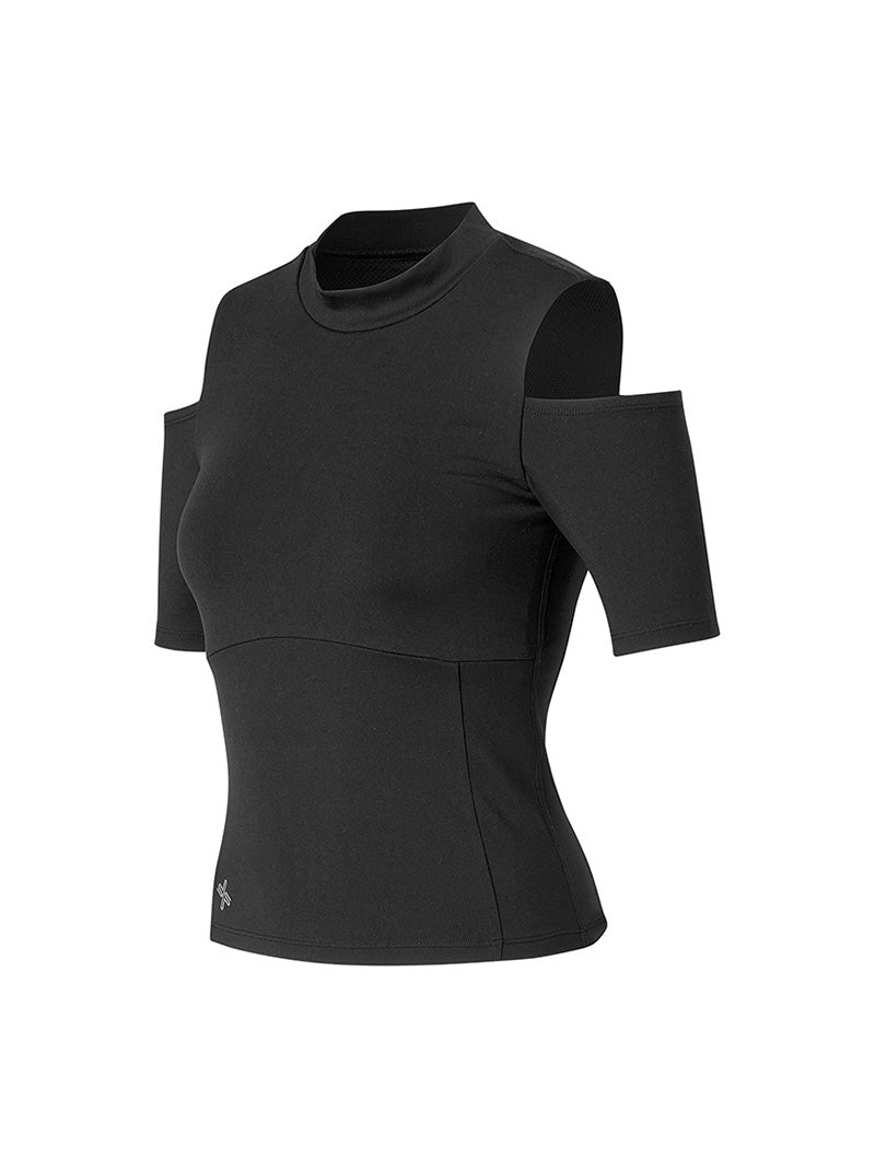 コットンライク カッティング 半袖 ブラトップ