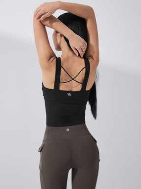 BLACK LABEL シグネチャー パワーライズ  シャーリング入り ブラトップ