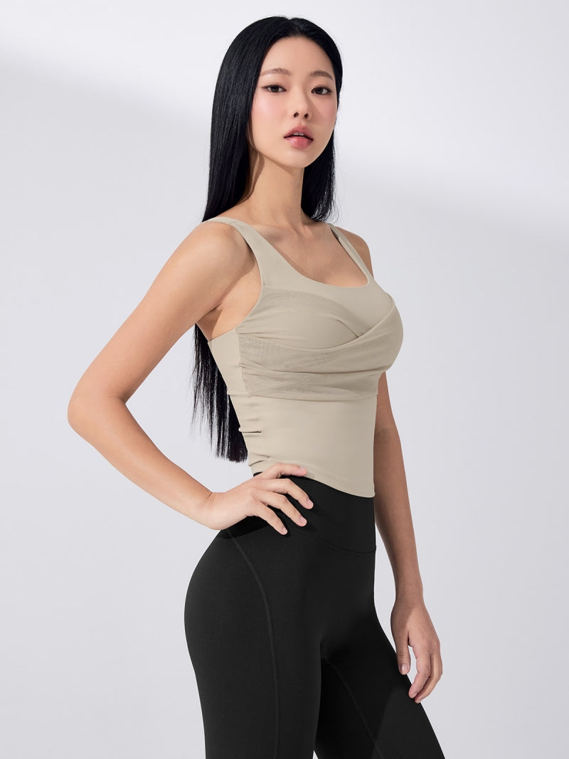 BLACK LABEL シグネチャー パワーライズ  シャーリング入り ブラトップ