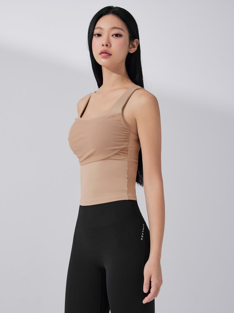 BLACK LABEL シグネチャー パワーライズ  シャーリング入り ブラトップ