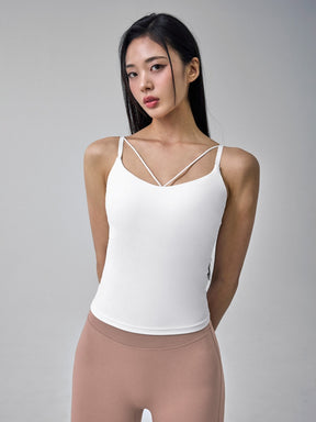 BLACK LABEL シグネチャーパワーライズ V字ストリング ブラトップ (ロング丈)