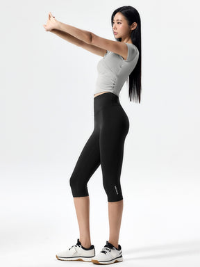 コットンライク クロス メッシュ 半袖 ブラトップ