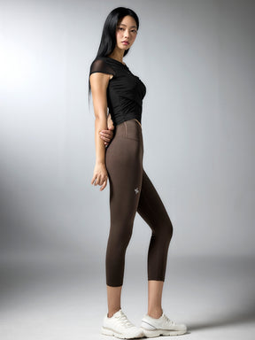 コットンライク クロス メッシュ 半袖 ブラトップ