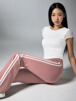 コットンライク クロス メッシュ 半袖 ブラトップ