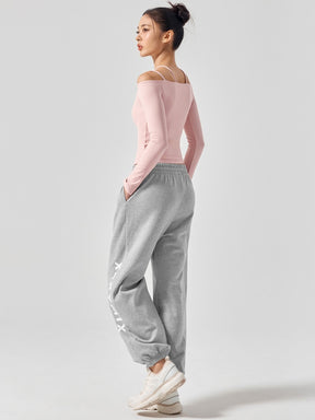 BLACK LABEL シグネチャー パワーライズ オフショルダー 長袖 ブラトップ