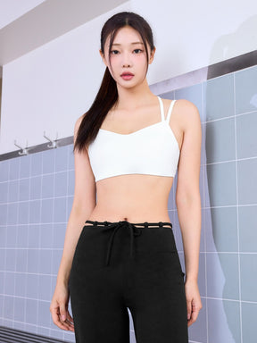 BLACK LABEL シグネチャー パワーライズ パッド一体型 ストラップ ブラトップ