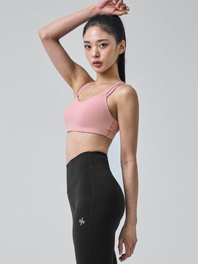 BLACK LABEL シグネチャー パワーライズ パッド一体型 ストラップ ブラトップ
