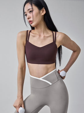 BLACK LABEL シグネチャー パワーライズ パッド一体型 ストラップ ブラトップ