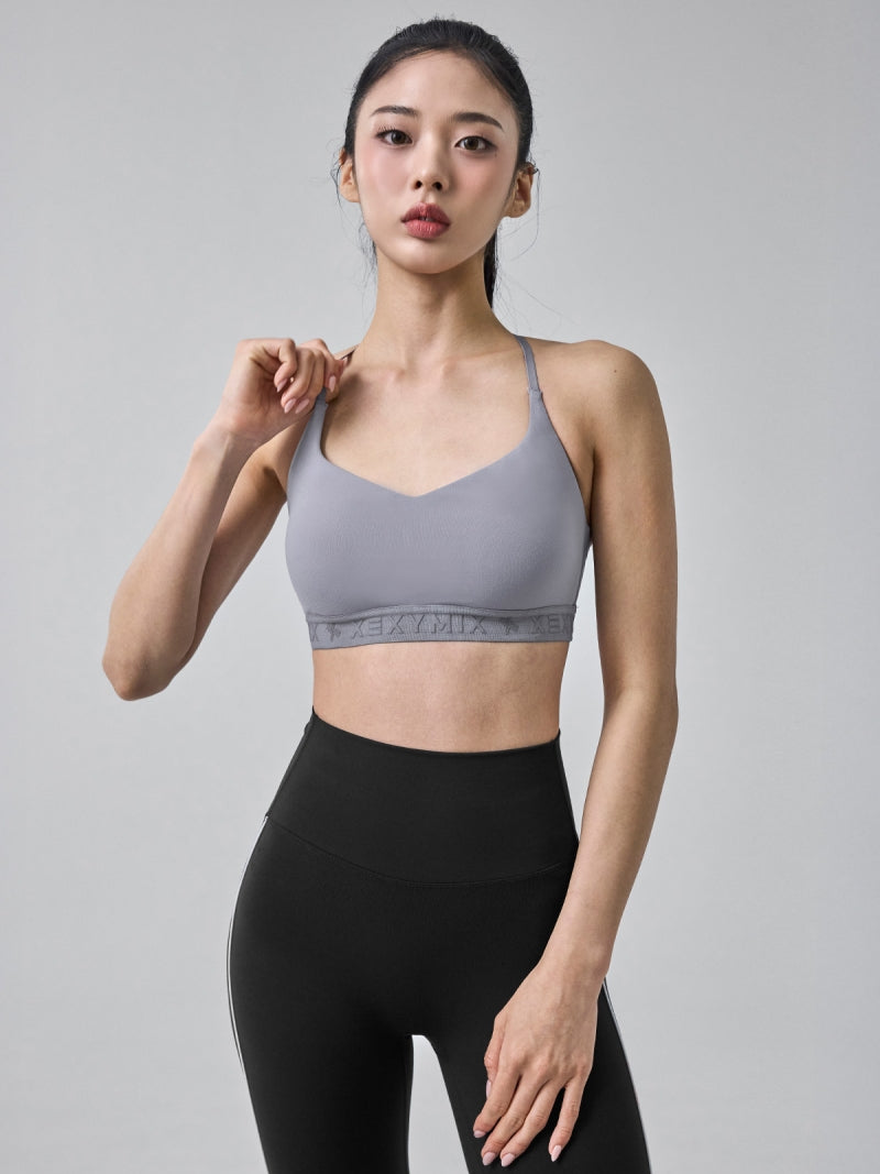 立体ロゴ入り ハードネック ブラトップ