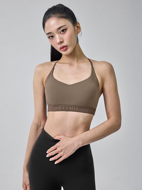 立体ロゴ入り ハードネック ブラトップ