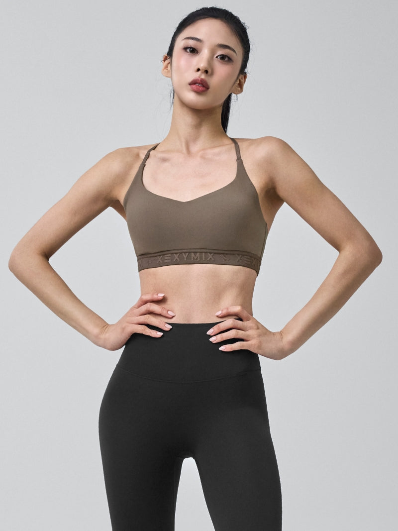 立体ロゴ入り ハードネック ブラトップ