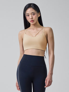 BLACK LABEL シグネチャー パワーライズ V字ストリング ブラトップ (ショート丈)