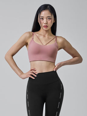 BLACK LABEL シグネチャー パワーライズ V字ストリング ブラトップ (ショート丈)