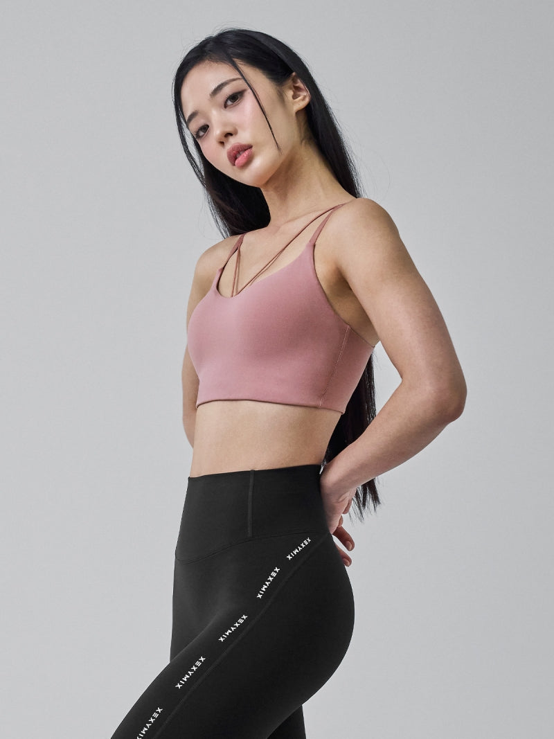 BLACK LABEL シグネチャー パワーライズ V字ストリング ブラトップ (ショート丈)