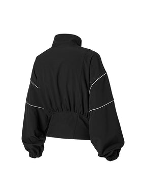 パイピング入り ボリューム ジャケット