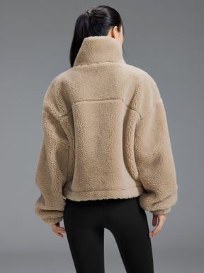 シェルパ ハイネック アウトポケット ジャンパー