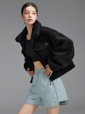 シェルパ ハイネック アウトポケット ジャンパー