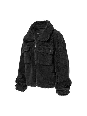 シェルパ ハイネック アウトポケット ジャンパー