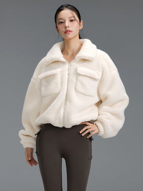 シェルパ ハイネック アウトポケット ジャンパー