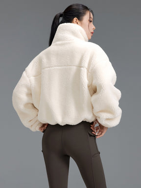 シェルパ ハイネック アウトポケット ジャンパー