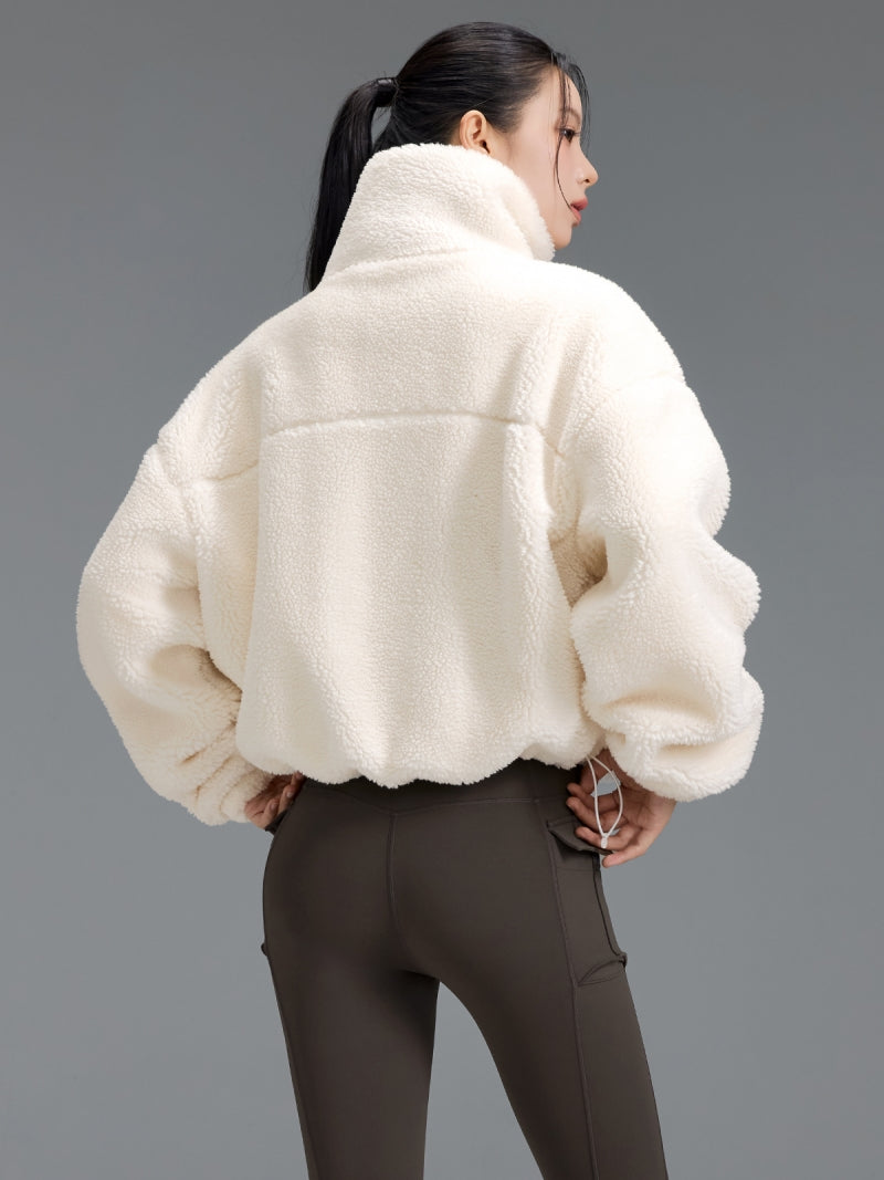 シェルパ ハイネック アウトポケット ジャンパー