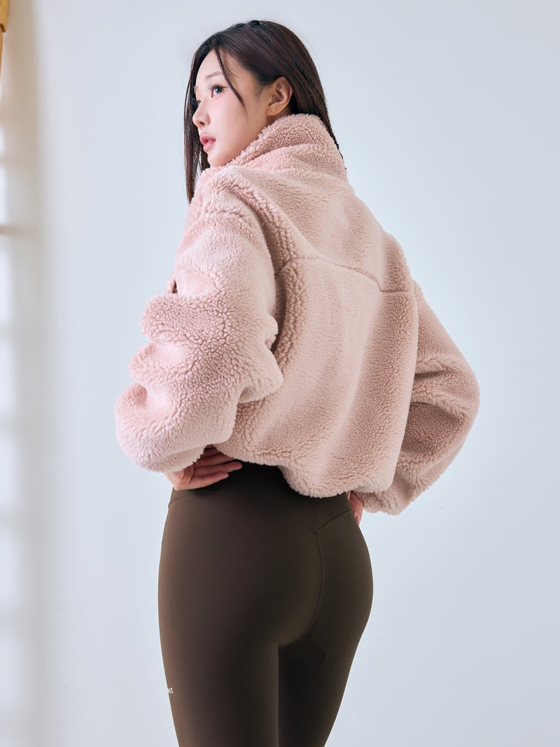 シェルパ ハイネック アウトポケット ジャンパー