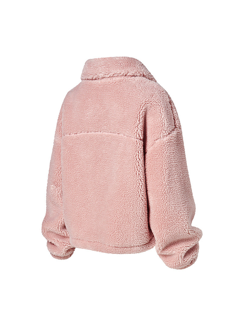 シェルパ ハイネック アウトポケット ジャンパー