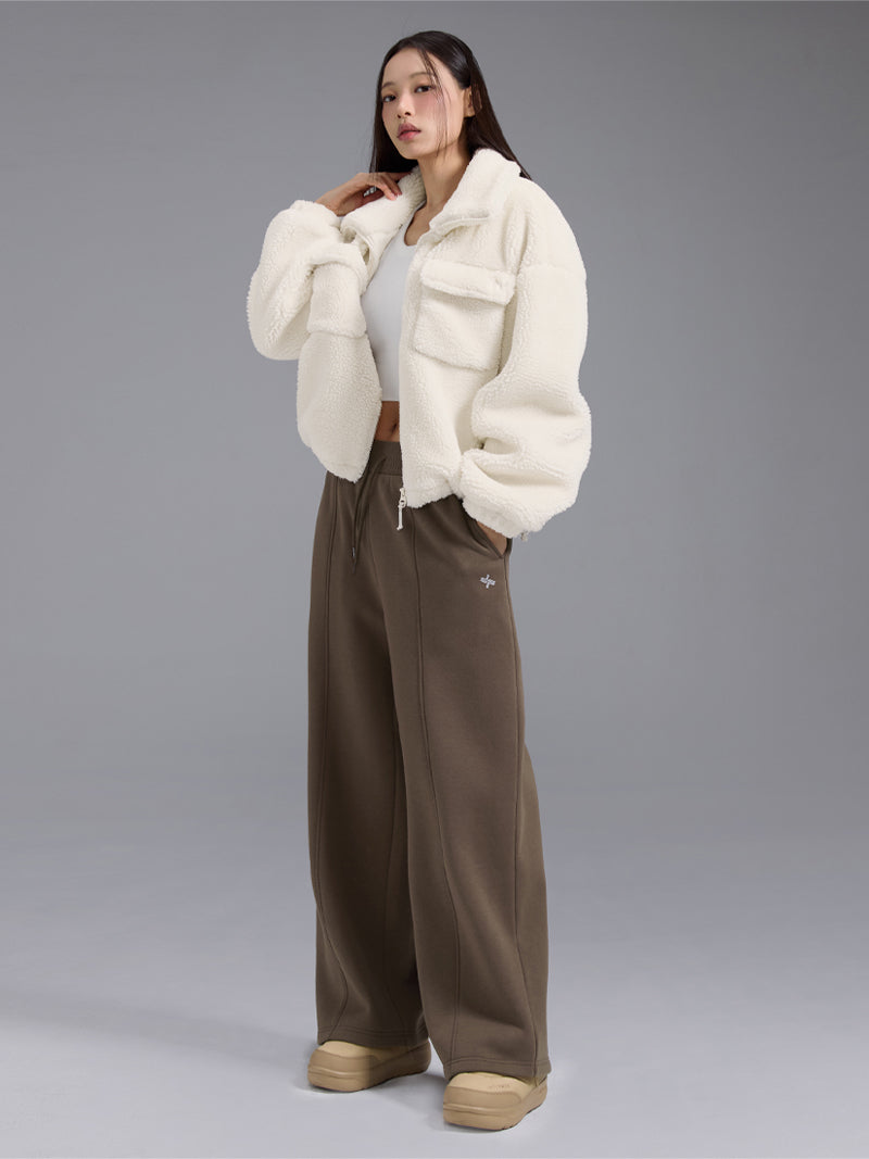 シェルパ ハイネック アウトポケット ジャンパー