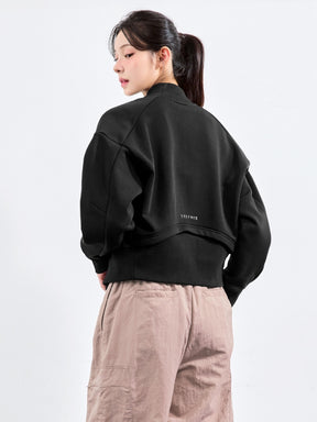 ハイネック 背中カーブライン入り ジャケット (単品)