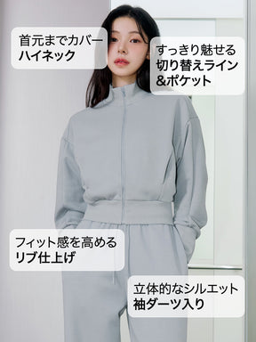 【SET】ジャケット & ワイドパンツ