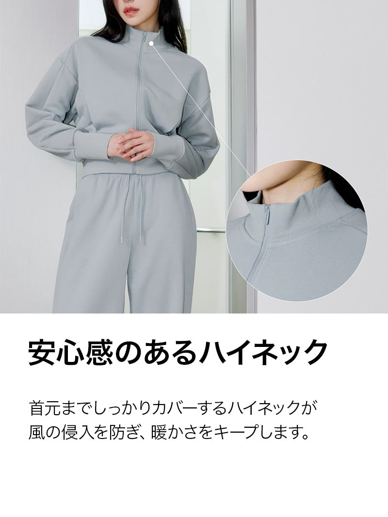 【SET】ジャケット & ワイドパンツ