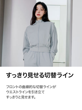 【SET】ジャケット & ワイドパンツ