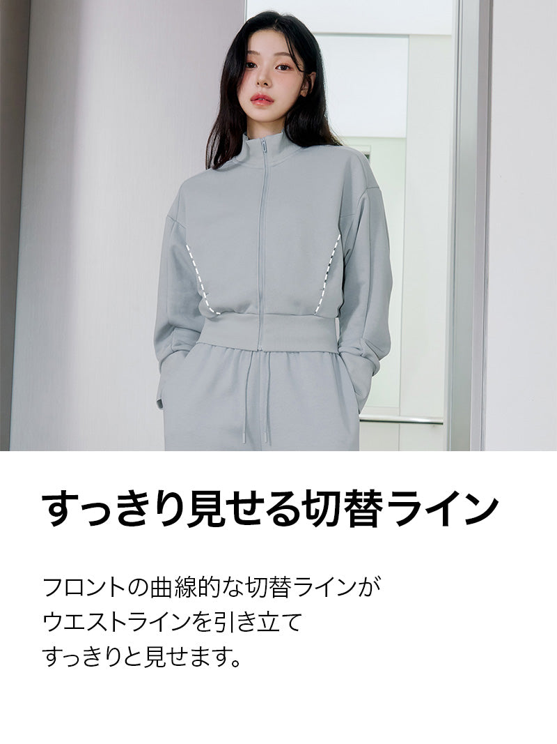 【SET】ジャケット & ワイドパンツ