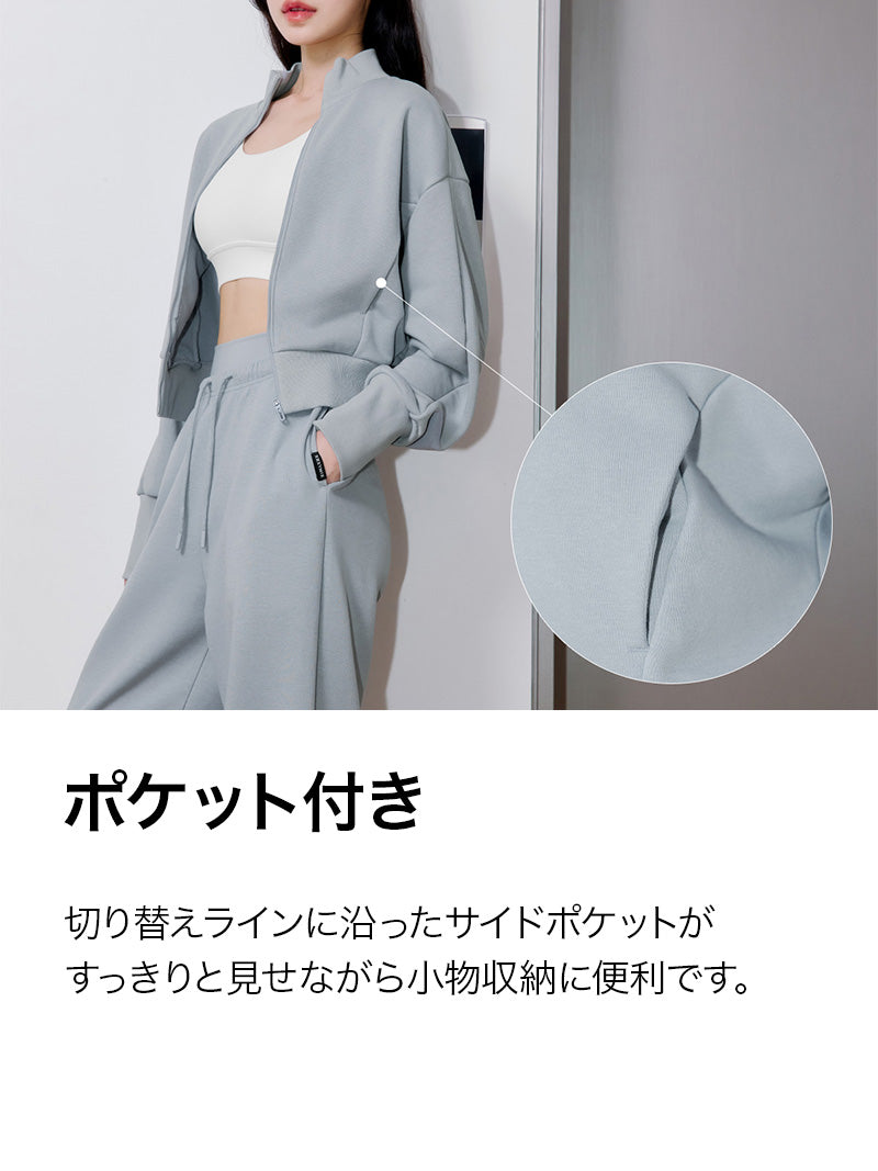 【SET】ジャケット & ワイドパンツ