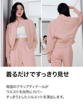 【SET】ジャケット & ワイドパンツ