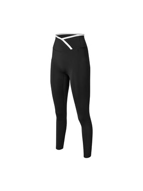 オーバーラップ 配色ライン レギンス