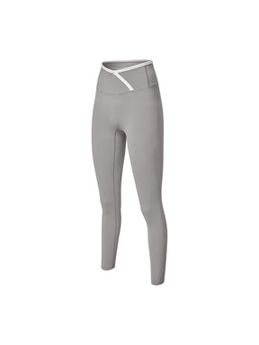 オーバーラップ 配色ライン レギンス